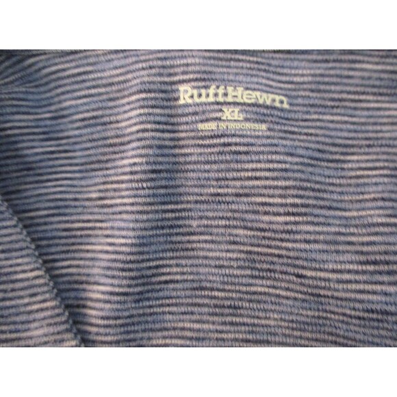 Ruff Hewn Women's Top Size XL Long Sleeve V Neck Blue - Picture 3 of 5